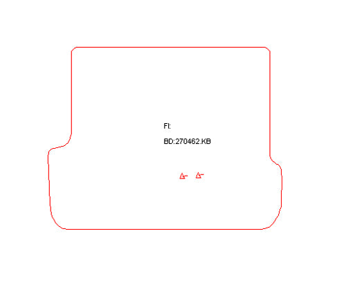 Kofferbakmat Ford Mondeo (1993-2000)