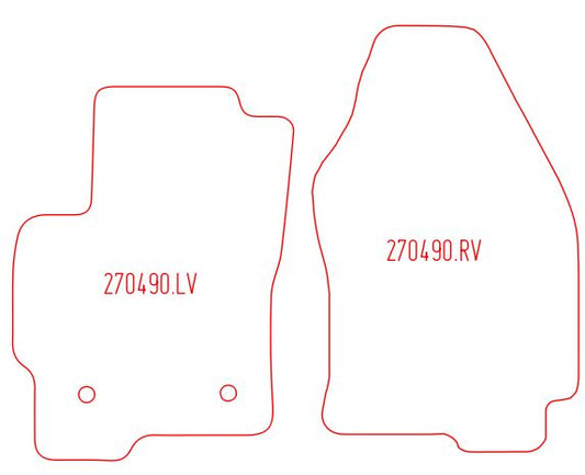 Automatten Ford Mondeo hatchback / Mondeo sedan / Mondeo stationwagon (2000-2007)