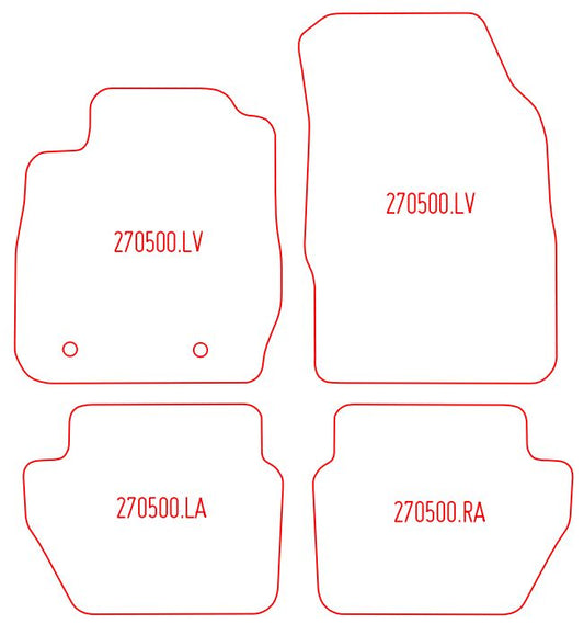 Automatten Ford Ecosport (2014-2019)