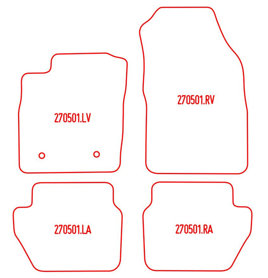 Automatten Ford Ecosport (2019-Heden)