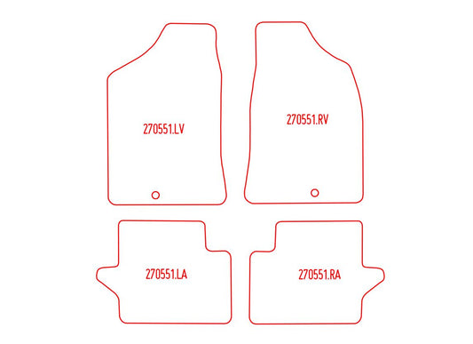 Automatten Mazda B-serie (1998-2006)