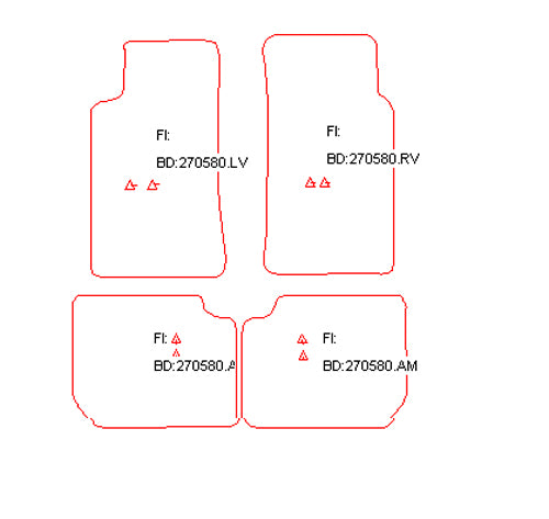 Automatten Ford Sierra hatchback / Sierra stationwagon (1983-1987)