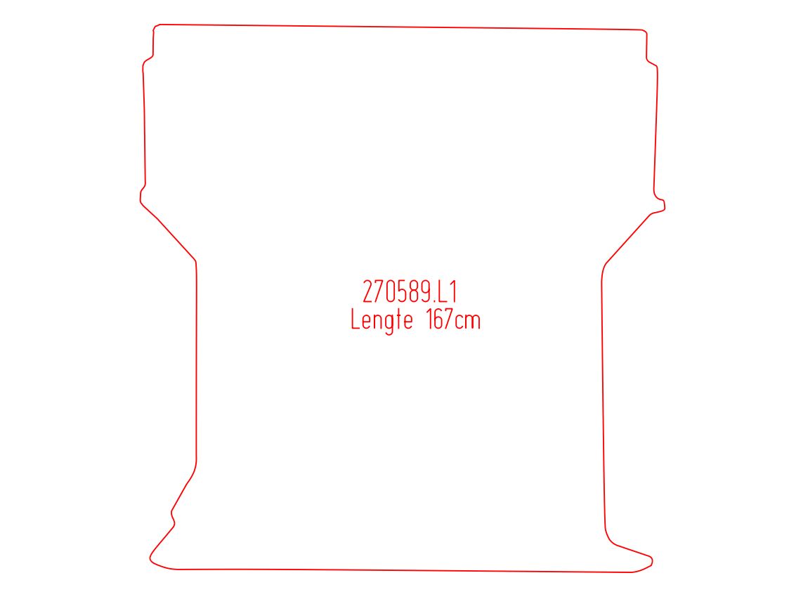 Laadvloermat Ford F150 Raptor (V8) (2010-2017)