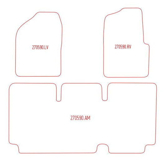 Automatten Ford F150 (2007-2010)