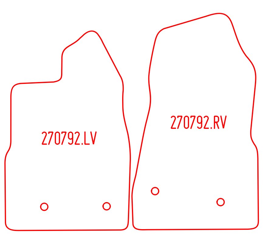 Automatten Ford Transit  (2014-Heden)