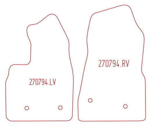 Automatten Ford Transit  (2014-Heden)