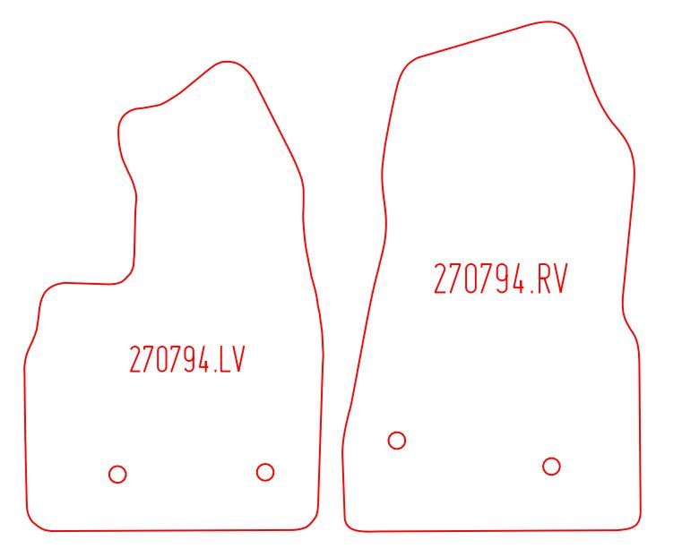 Automatten Ford Transit  (2014-Heden)