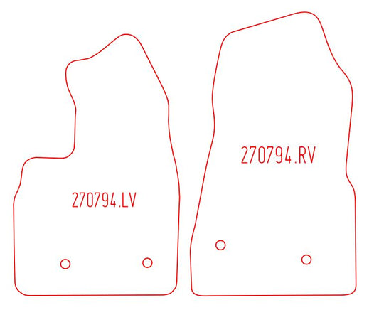 Automatten Ford Transit  (2014-Heden)