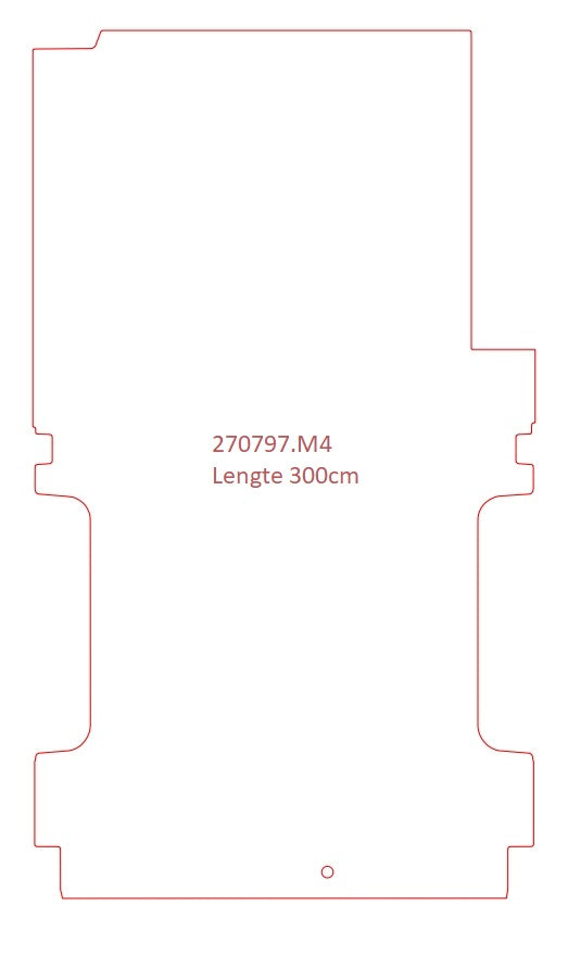 Laadvloermat Ford Transit  (2014-Heden)