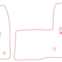 Automatten Ford Transit Custom / Transit Custom (dubbel cabine) (2015-2023)