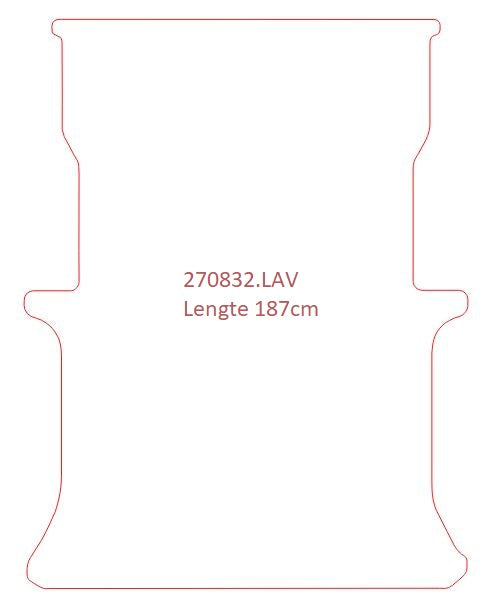 Laadvloermat Ford Transit Connect (2002-2013)