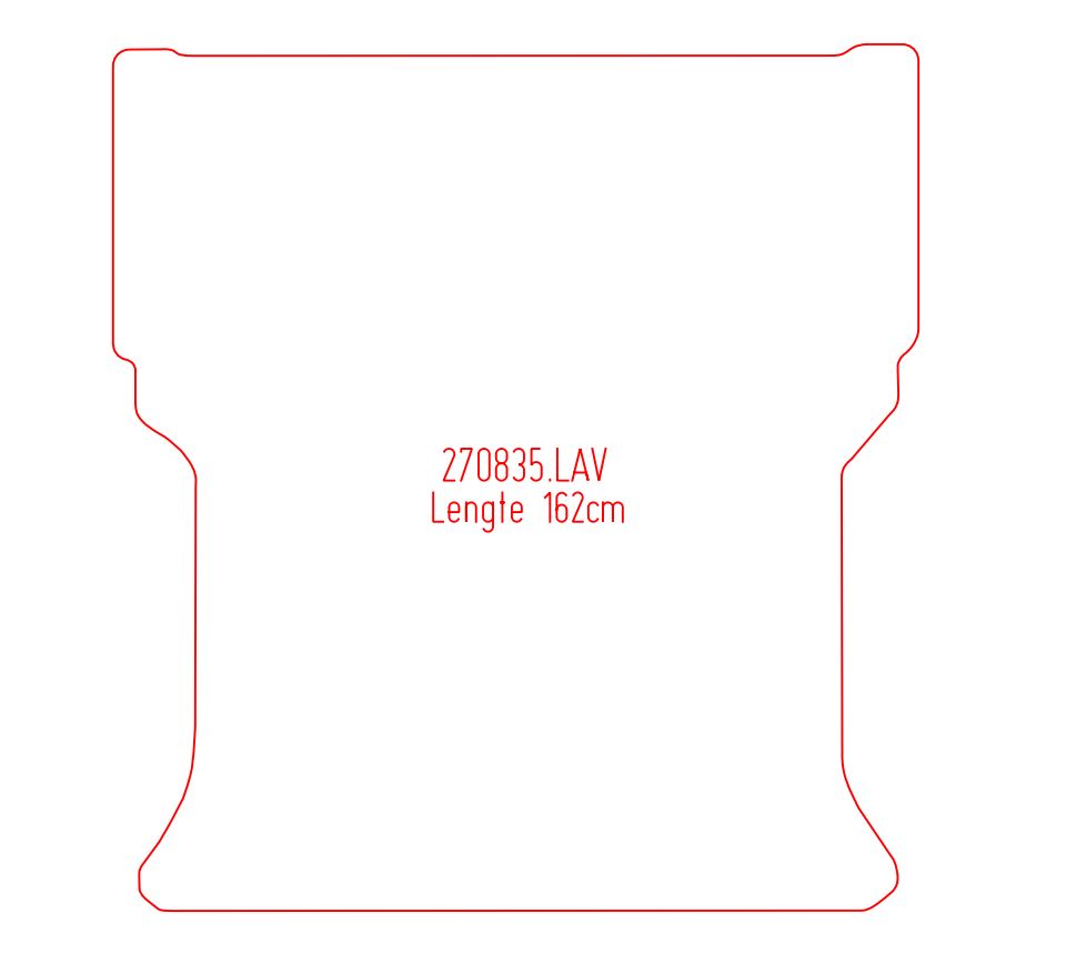 Laadvloermat Ford Transit Connect (2002-2013)