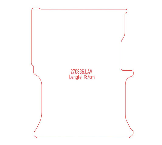 Laadvloermat Ford Transit Connect (2002-2013)