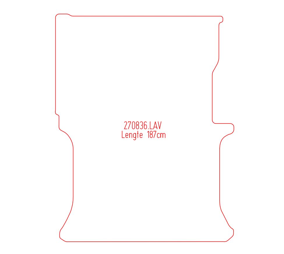 Laadvloermat Ford Transit Connect (2002-2013)