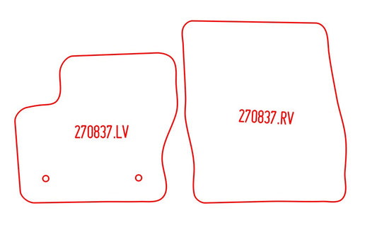 Automatten Ford Transit Connect (2014-2016)