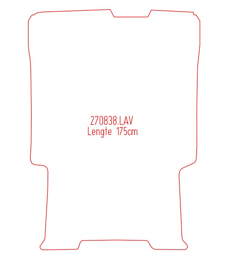 Laadvloermat Ford Transit Connect (2019-2016)