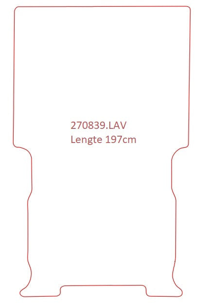 Laadvloermat Ford Transit Connect (2019-2016)