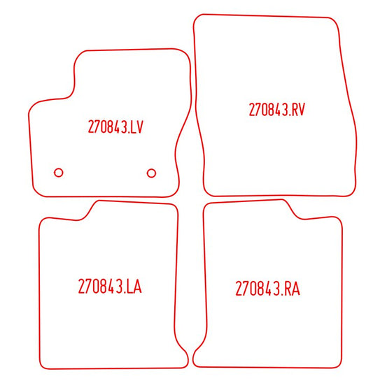 Automatten Ford Tourneo Connect (2014-2021)