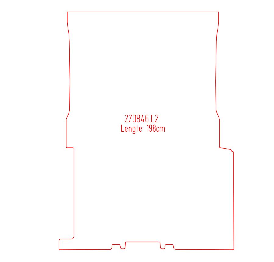 Laadvloermat Ford Transit Connect (2019-2016)