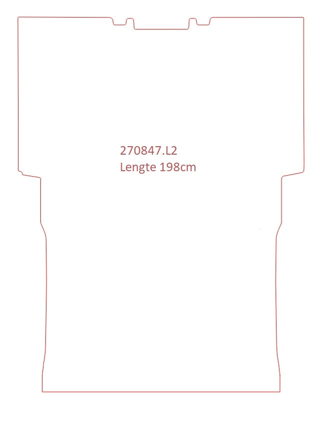 Laadvloermat Ford Transit Connect (2019-2016)