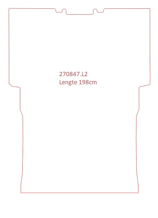 Laadvloermat Ford Transit Connect (2019-2016)