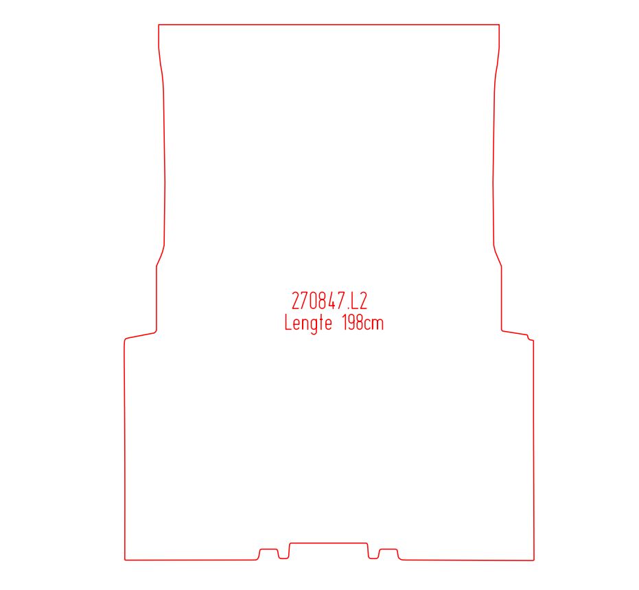Laadvloermat Ford Transit Connect (2019-2016)