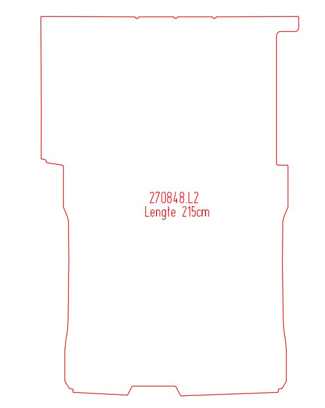 Laadvloermat Ford Transit Connect (2019-2016)