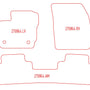 Automatten Ford Tourneo Courier (2014-2023)