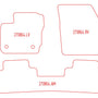 Automatten Ford Tourneo Courier (2014-2023)