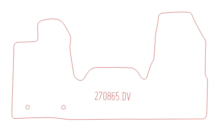 Automatten Ford Transit Custom / Transit Custom (dubbel cabine) (2012-2014)