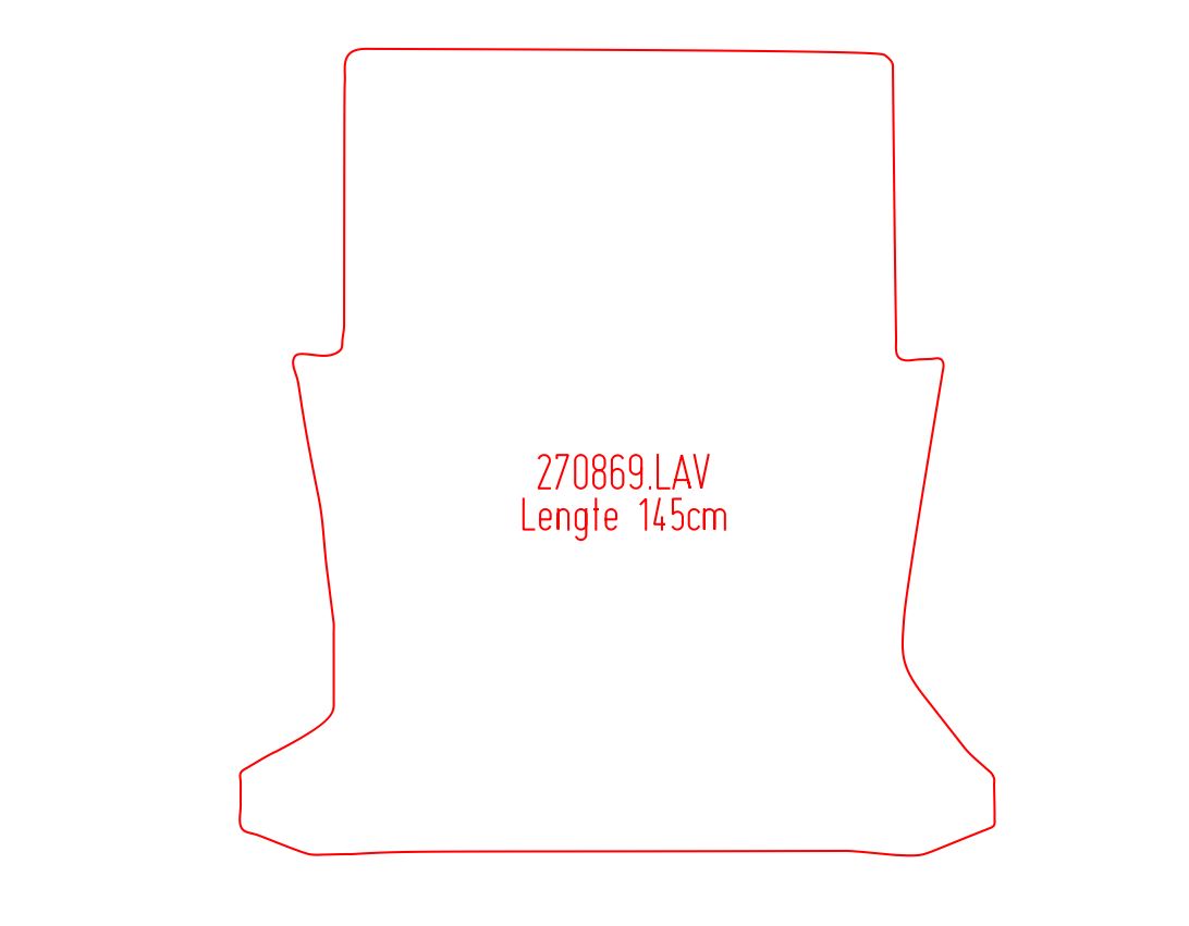 Laadvloermat Ford Transit Courier (2021-2020)