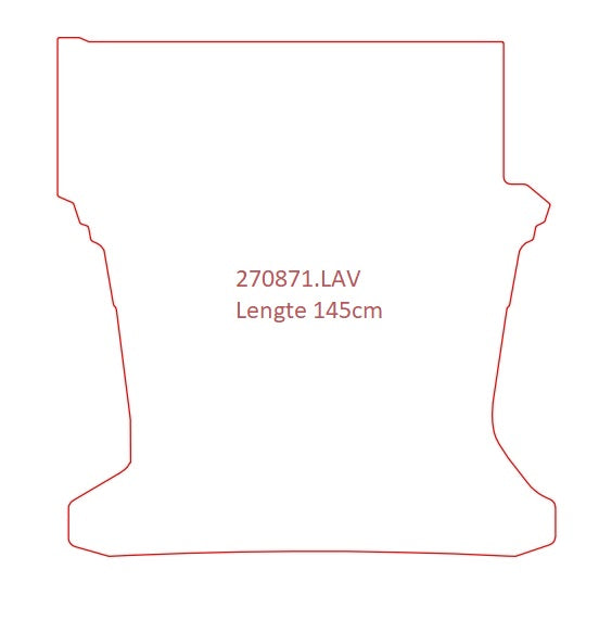 Laadvloermat Ford Transit Courier (2021-2020)