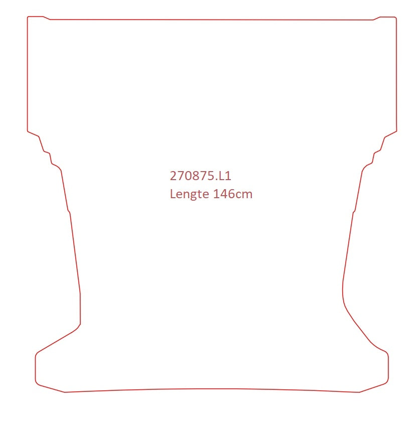 Laadvloermat Ford Transit Courier (2021-2020)