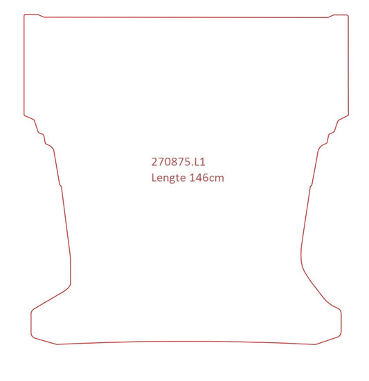 Laadvloermat Ford Transit Courier (2021-2020)