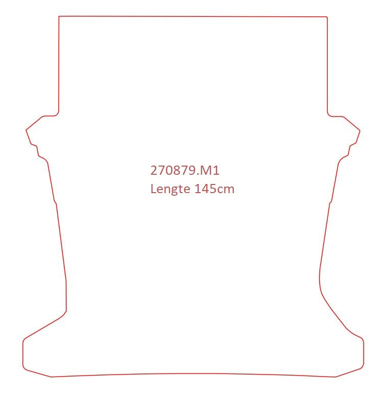 Laadvloermat Ford Transit Courier (2021-2020)