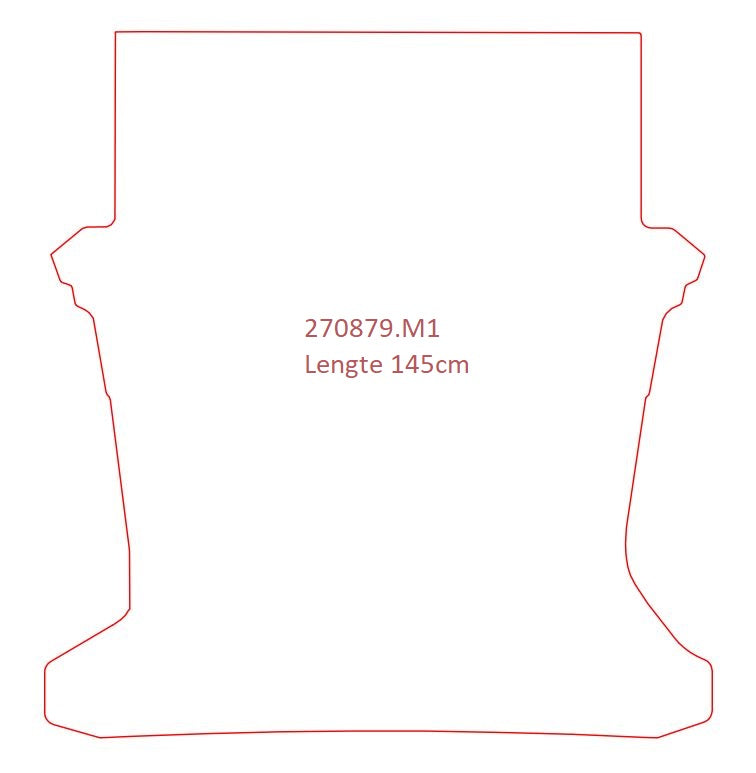 Laadvloermat Ford Transit Courier (2021-2020)