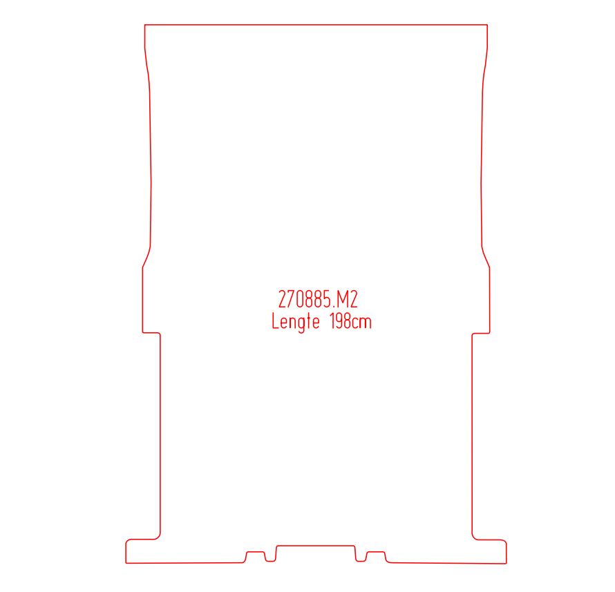 Laadvloermat Ford Transit Connect (2019-2016)