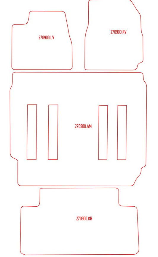Automatten Ford Windstar (1995-1999)