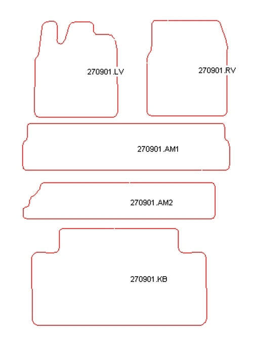 Automatten Ford Windstar (1999-2005)