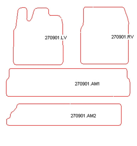 Automatten Ford Windstar (1999-2005)