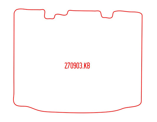 Kofferbakmat Volkswagen Up (2012-Heden)