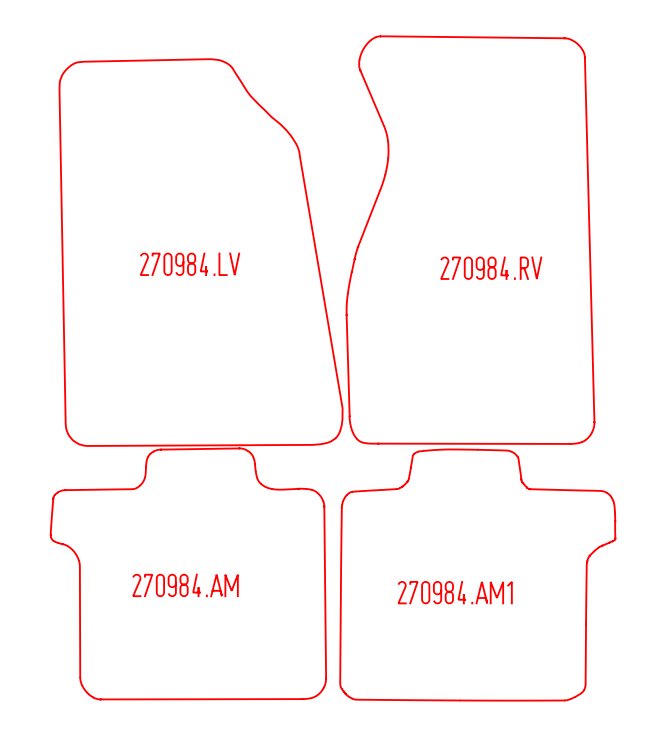 Automatten Ford Mustang (1995-2004)