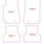 Automatten Ford Mustang cabriolet / Mustang coupe (2005-2014)