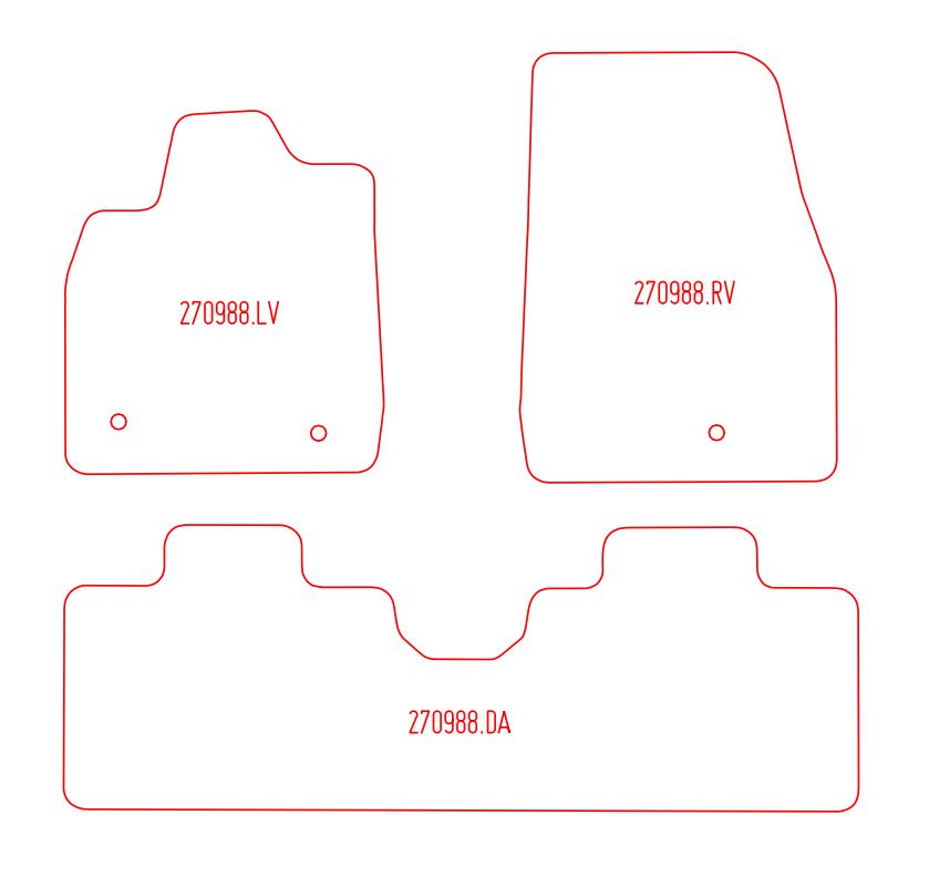 Automatten Ford Mustang Mach-E (2020-Heden)