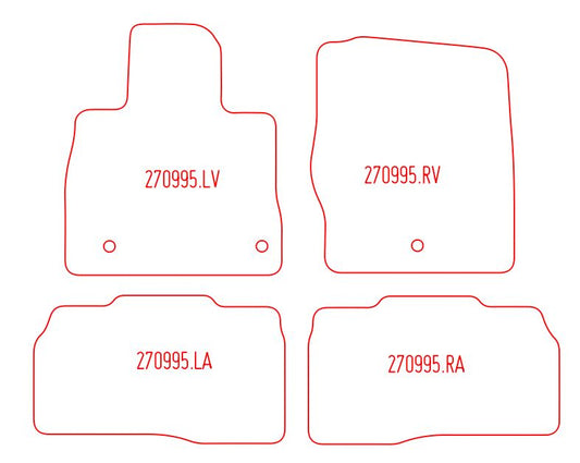 Automatten Ford Explorer (2020-Heden)