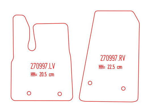 Automatten Ford E-Transit (2022-Heden)
