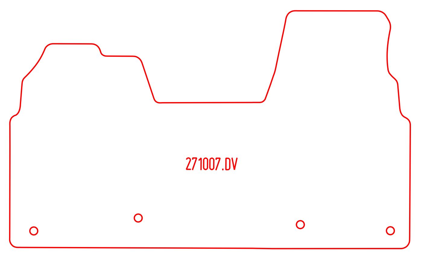 Automatten Ford Transit Custom / Transit Custom (dubbel cabine) (2023-Heden)