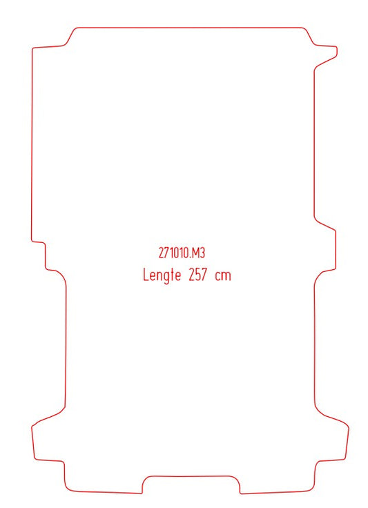 Laadvloermat Ford Transit Custom (2023-Heden)