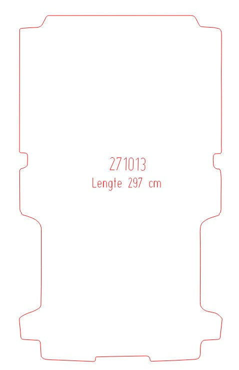 Laadvloermat Ford Transit Custom (2023-Heden)