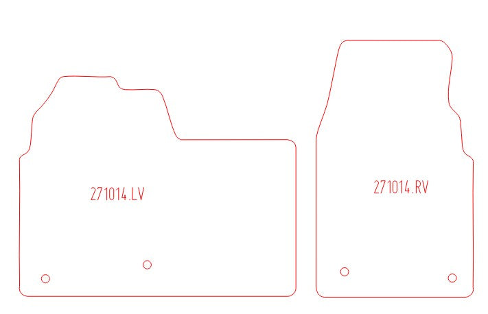 Automatten Ford Tourneo Custom (2024-Heden)